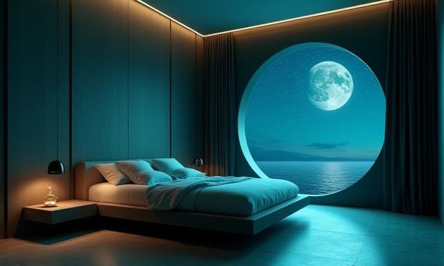 Luxury zero-gravity hotel suite